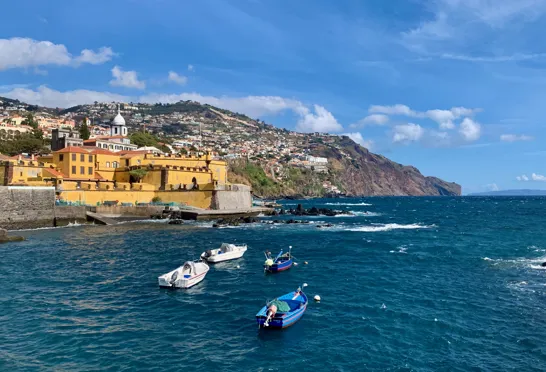 Det gule fort i Funchal ligger smukt ned til vandet. Foto Anders Stoustrup