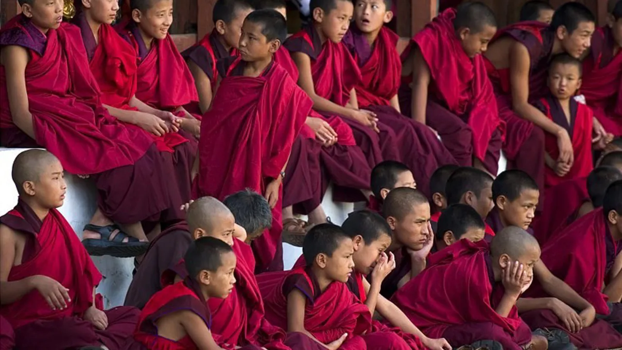 Klosterkulturen lever i høj grad i Bhutan. Foto Viktors Farmor