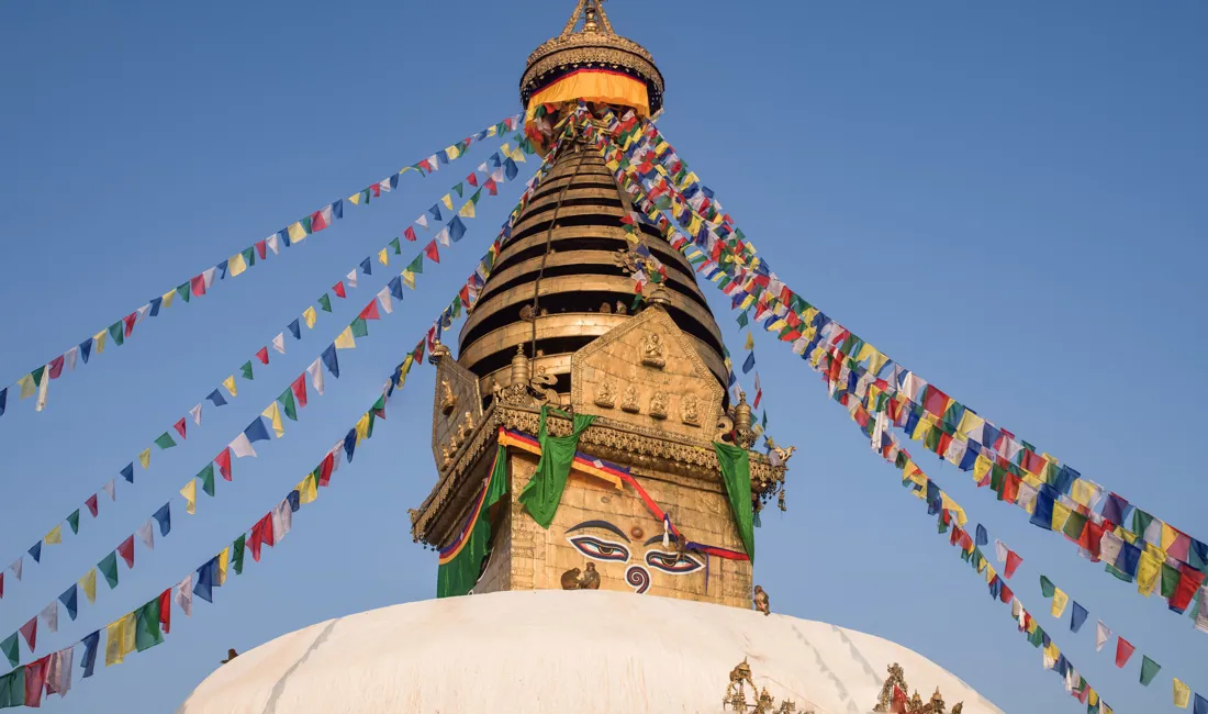 Bodhnath-stupaen i Kathmandu, Foto Rasmus Thor Rosenberg
