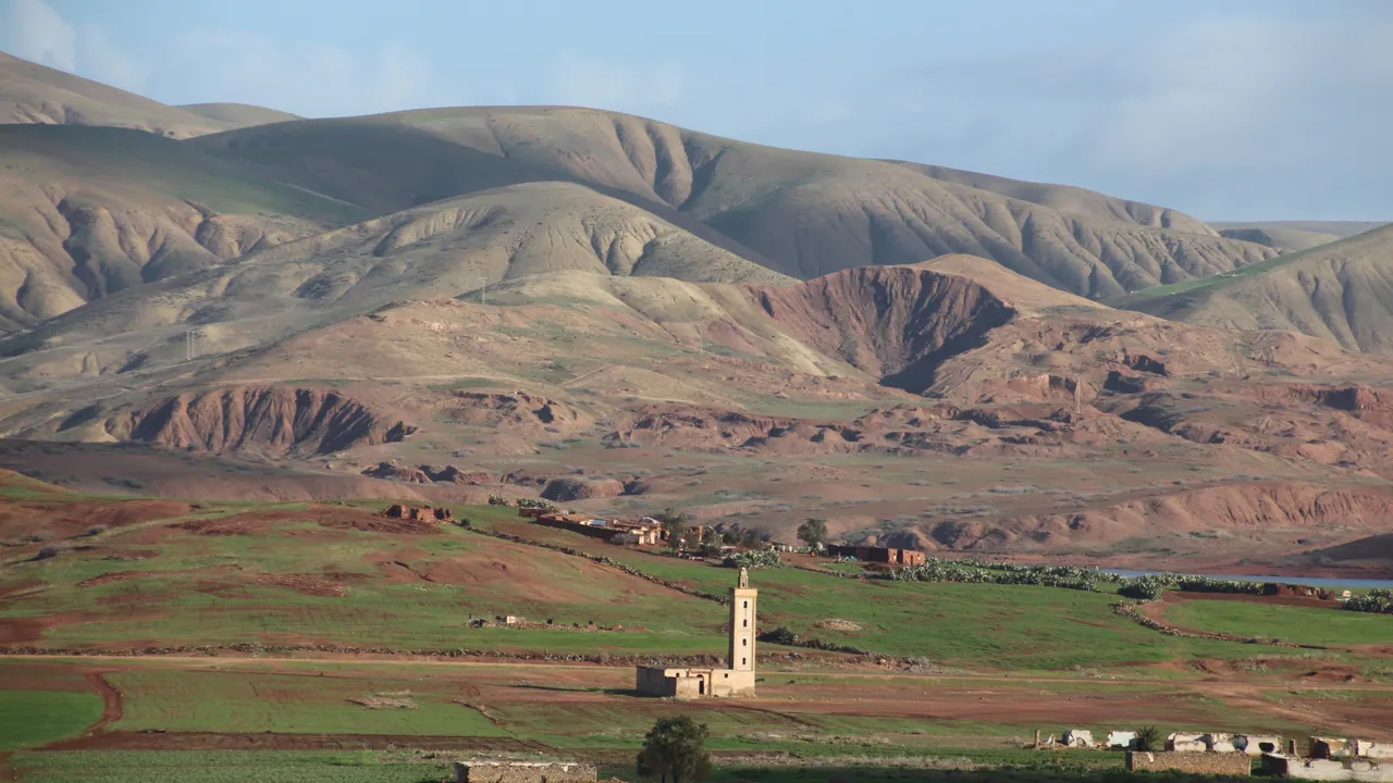 Det malerisk landskab er fanget mellem Fez og Meknes. Foto Flemming Pedersen