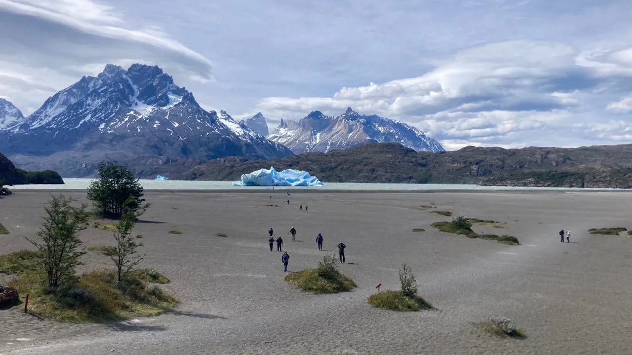 Vi tager på flere smukke vandreture i Torres Del Paine Nationalparken. Foto Mette Mølgaard Henriksen