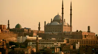 Udsigt til Mohammed Ali-moskeen og Citadellet i Cairo. Foto Viktors Farmor