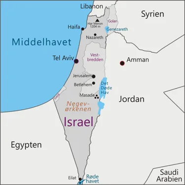 Tel Aviv - Jerusalem - Det Døde Hav - Negev-ørkenen - Nazareth - Haifa