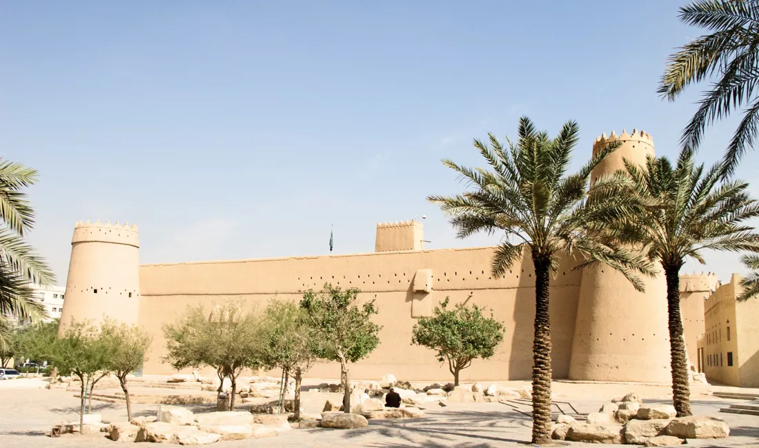 Al Masmak fort blev bygget som militærgarnision for hæren. Foto Viktors Farmor