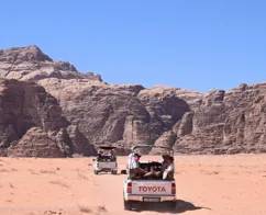 Wadi Rum er kendt for sine utrolig smukke naturpanoramaer. Foto Anne Sophie Meyer Larsen