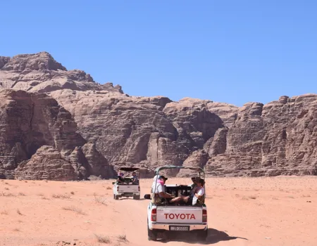 Wadi Rum er kendt for sine utrolig smukke naturpanoramaer. Foto Anne Sophie Meyer Larsen