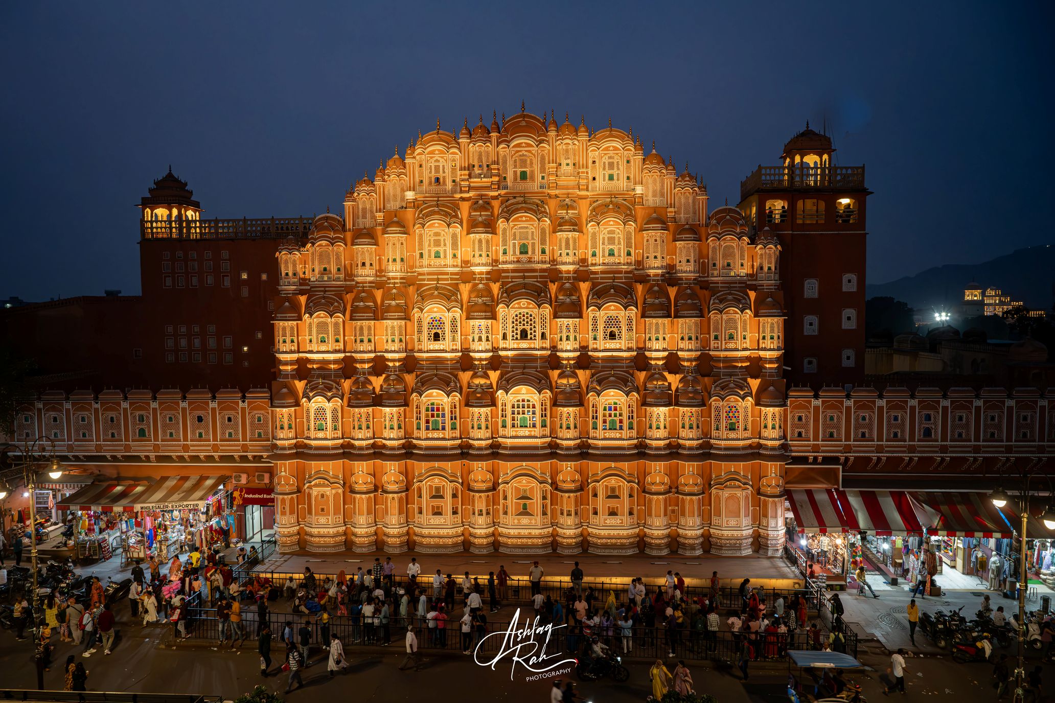 Vindenes palads i Jaipur er et storslået syn. Foto Ashfaq Rah