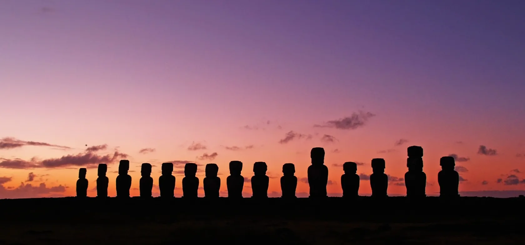 De mystiske moai-statuer sørger for, at man aldrig glemmer Påskeøen. Foto Luis Valiente