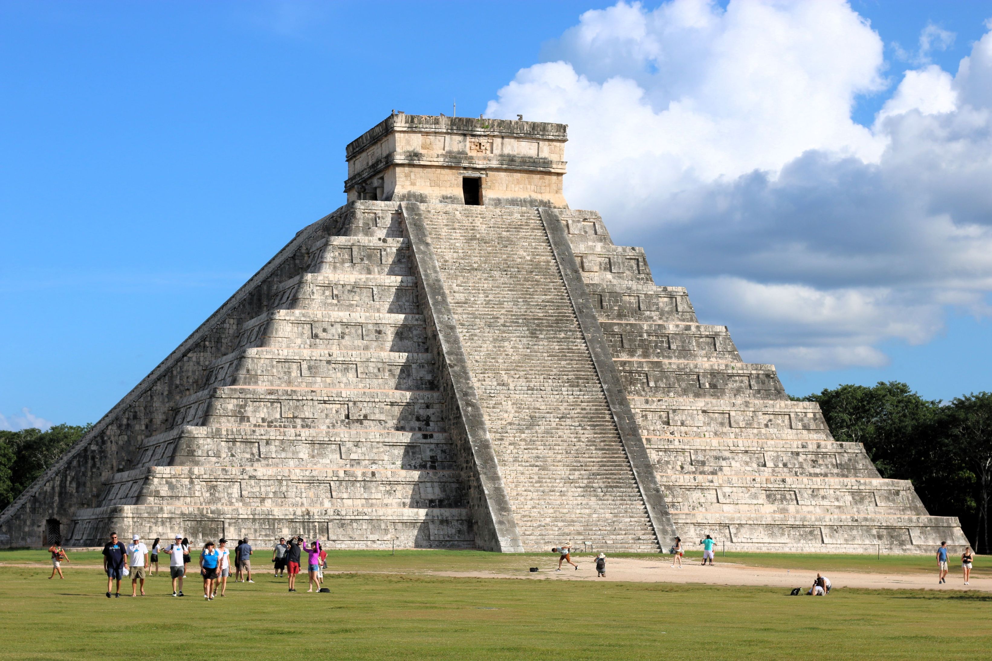 Pyramiden Chichén Itza er et af verdens syv nye vidundere. Foto Caroline Sølvsten