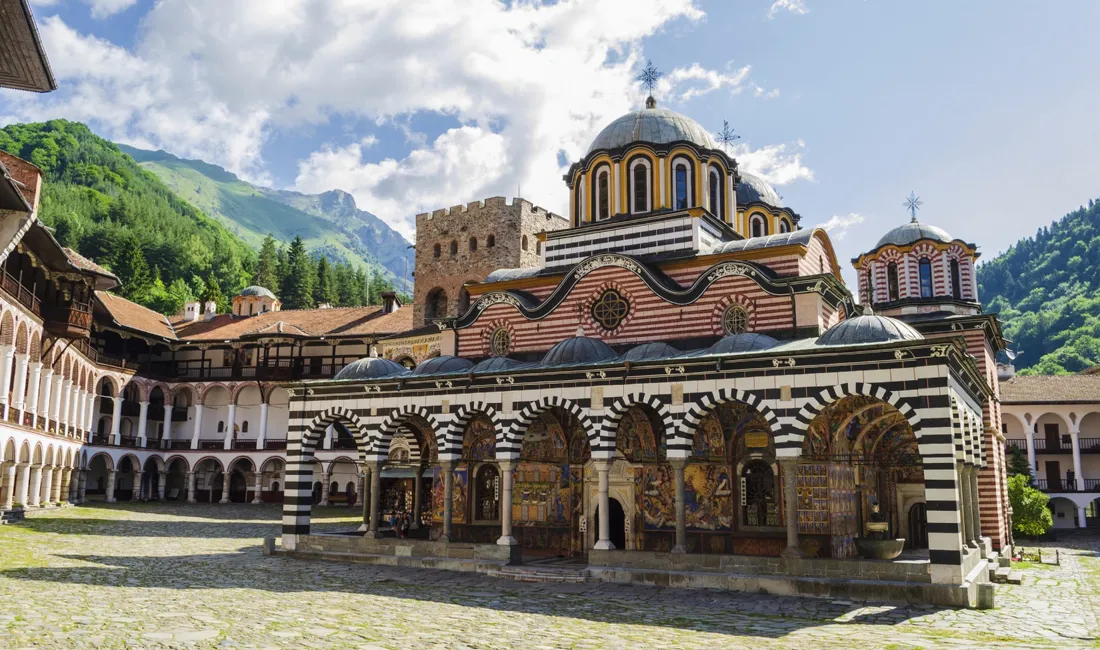 Rila klostret er på UNESCOs Verdensarvliste.