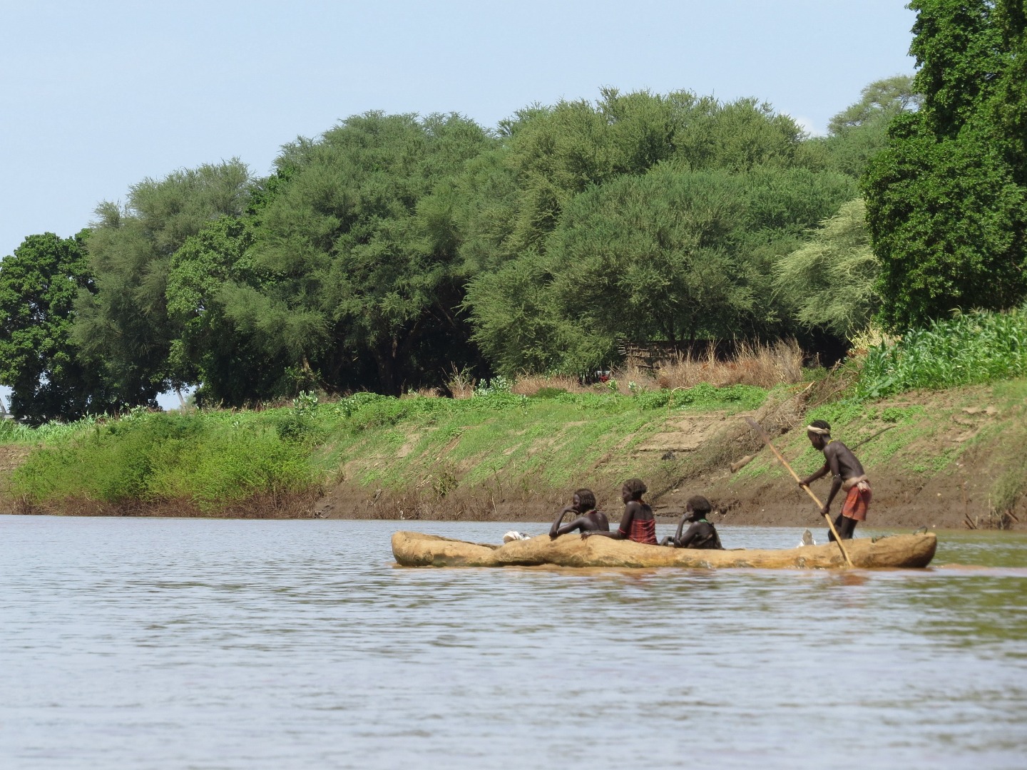 Vi tager på en bådtur på Chamo-søen. Foto Esben Gynther