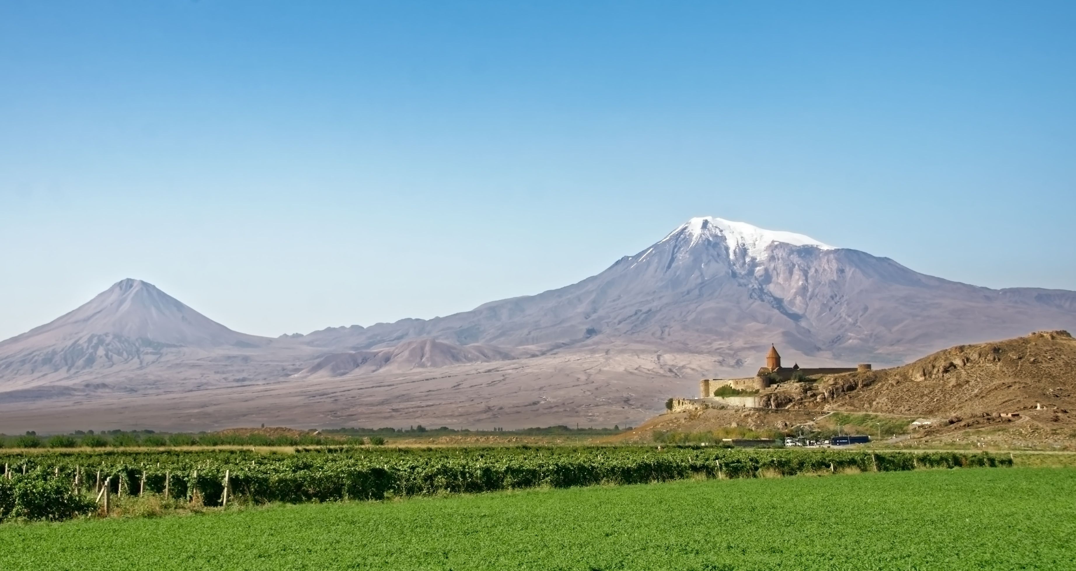 Klosteret Khor Virap ved Ararat. Foto Viktors Farmor