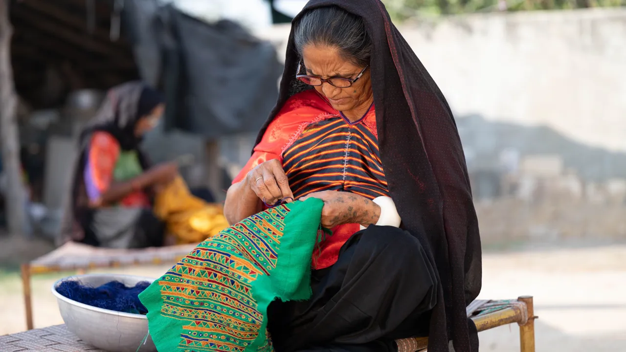 Gujarat har særdeles rige traditioner indenfor kunsthåndværk. Foto Viktors Farmor