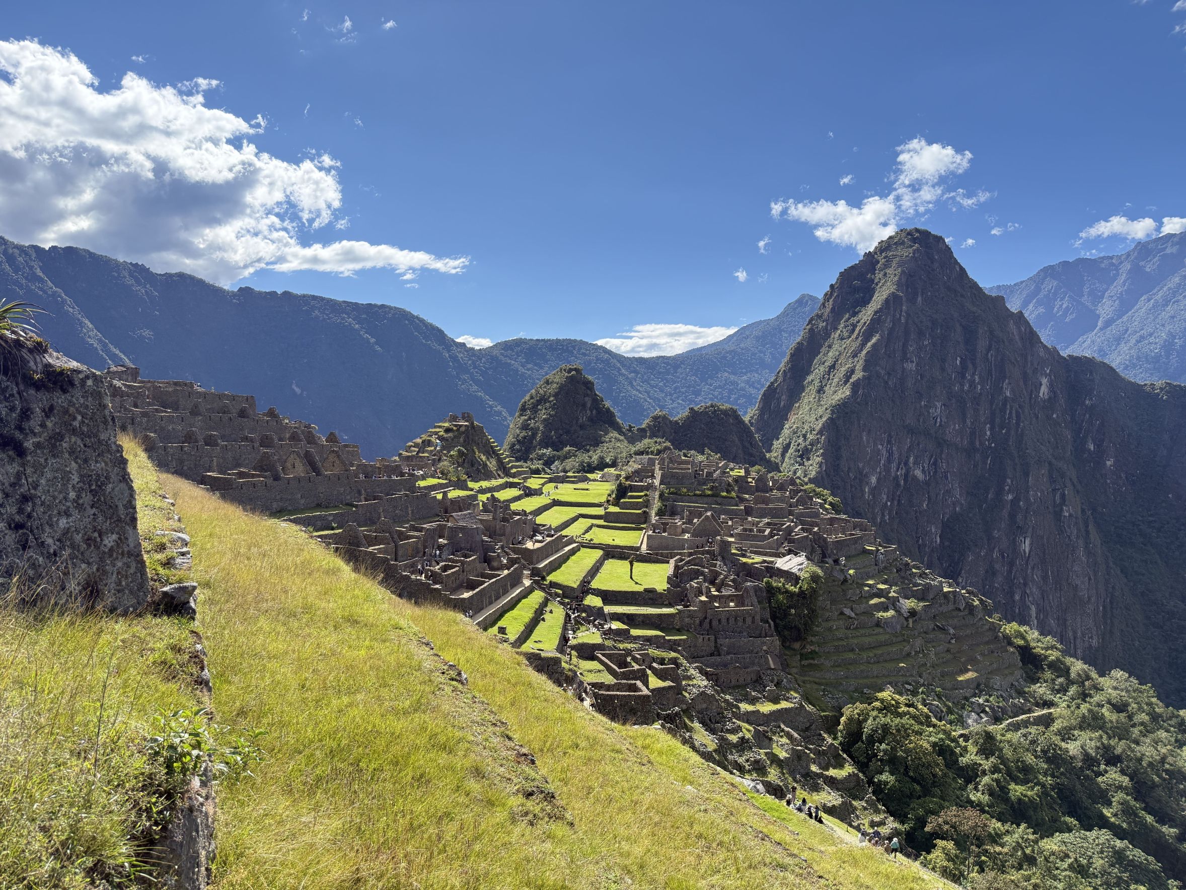 Machu Picchu forener storslået natur og enestående inkaarkitektur. Foto Anette Bøgelund