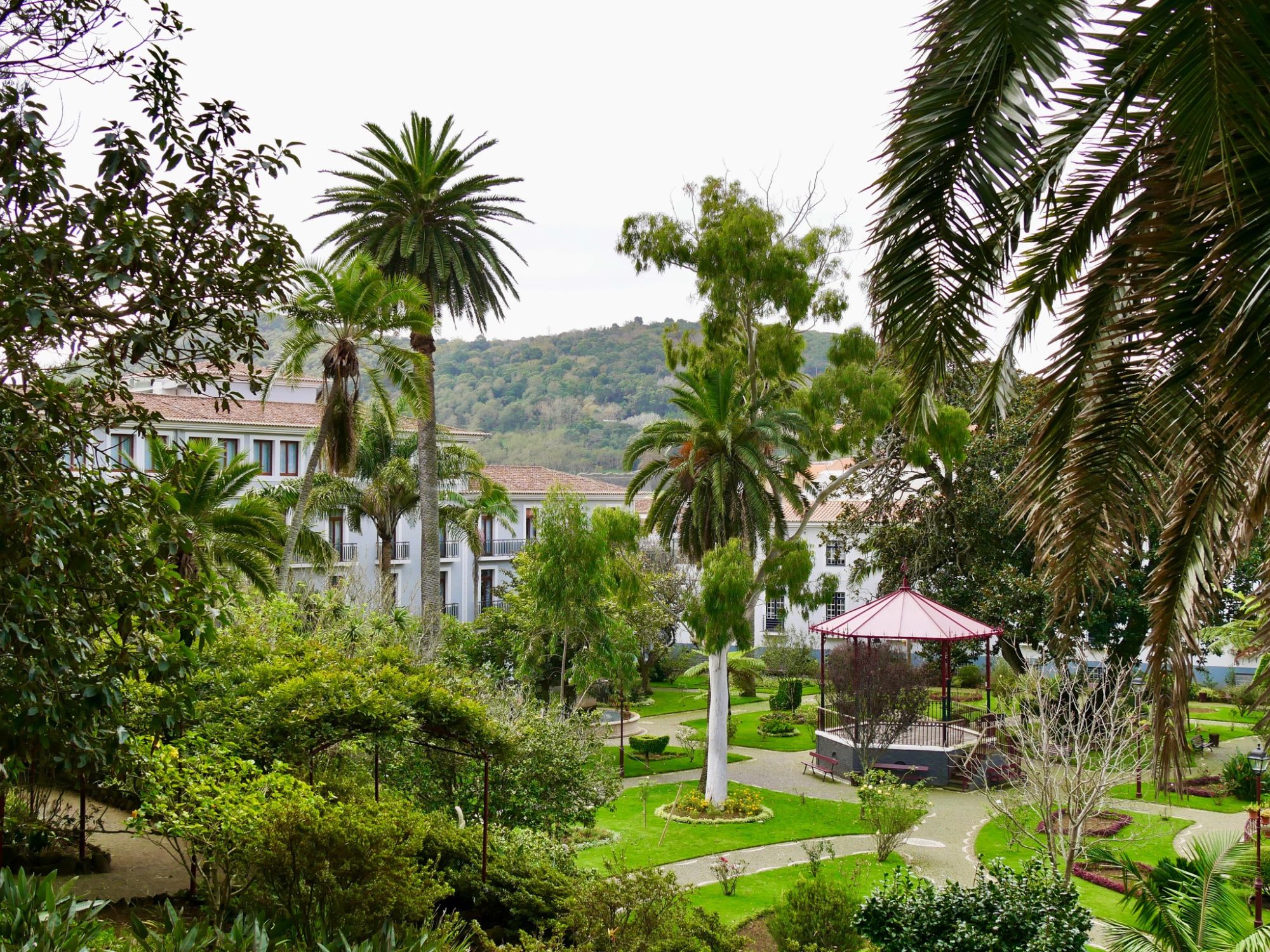 Den smukke have Duque de Terceira i Angra do Heroísmo. Foto Viktors Farmor