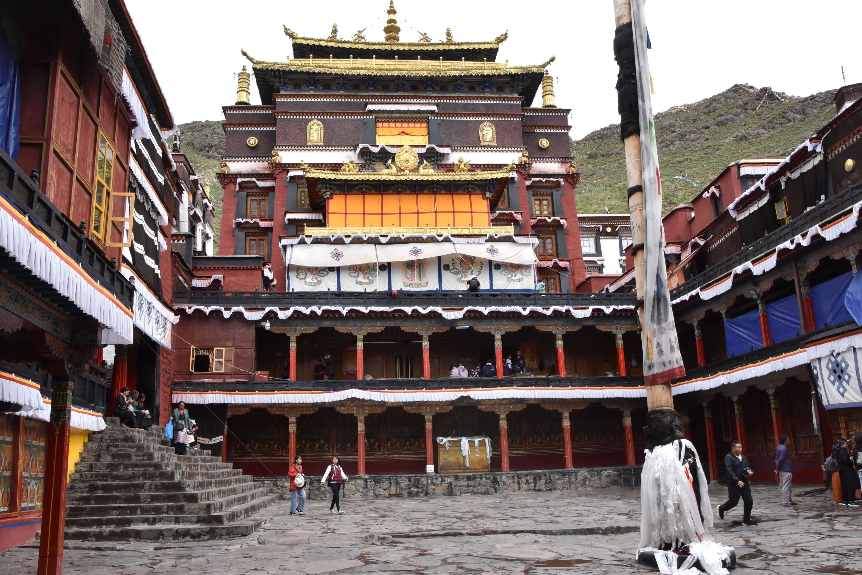Tashilunpo-klostret er et af de vigste i Tibet. Foto Ulla Dons