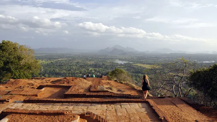 Udsigten fra toppen af Sigiriya (løveklippen) i Sri Lanka er helt fantastisk. Foto Claus Christensen