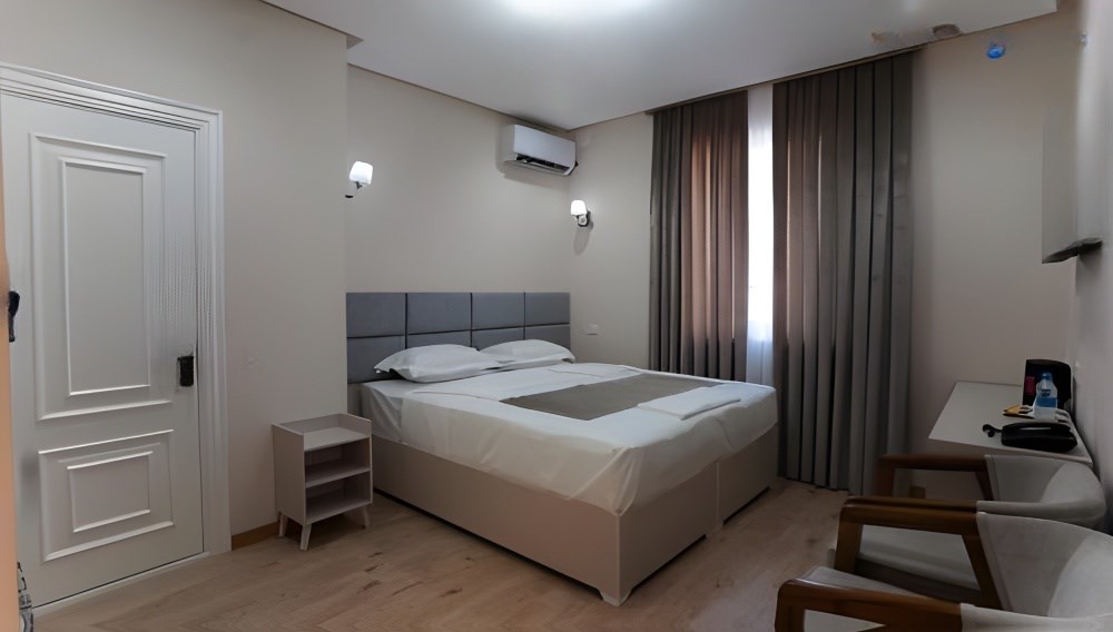 Hyggeligt 3-stjernet turistklassehotel midt i Khivas gamle by. 