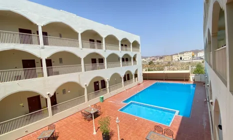 I Nizwa bor vi på Al-Diyar Hotel. Foto Viktors Farmor