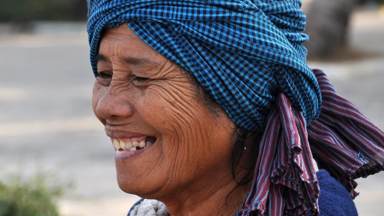 Vi møder mange smil på vores vej. Foto Thorkild Møller