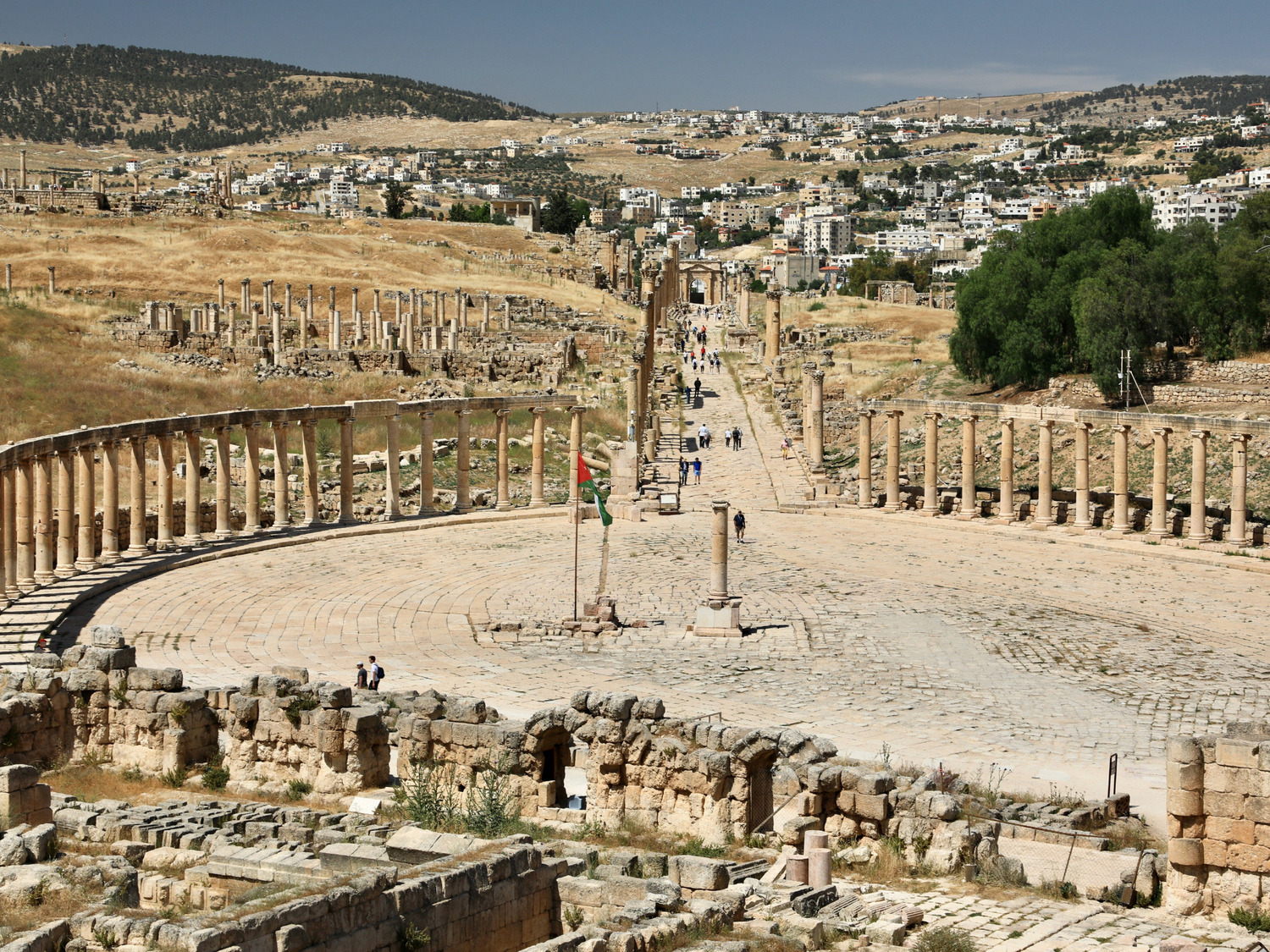  Jerash kaldes ofte for “Østens Pompeji” og er et af de bedst bevarede eksempler på romersk arkitektur uden for Italien. Foto Anders Stoustrup