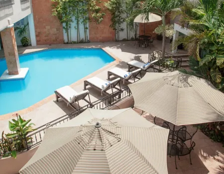 Hotel Nacional ligger få minutters gang fra Plaza Grande og katedralen.