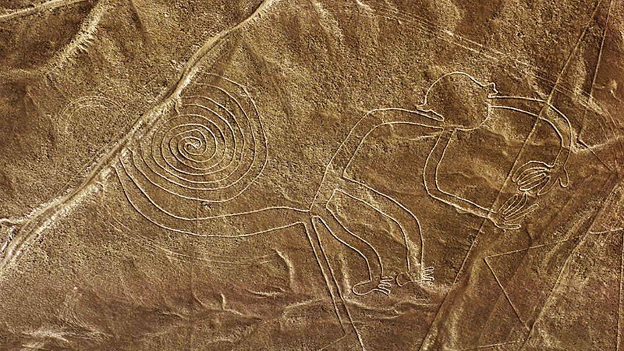 Det er stadig en gåde, hvilken betydning Nazcalinjerns dyre- og menneskefigurer havde. Foto Viktors Farmor