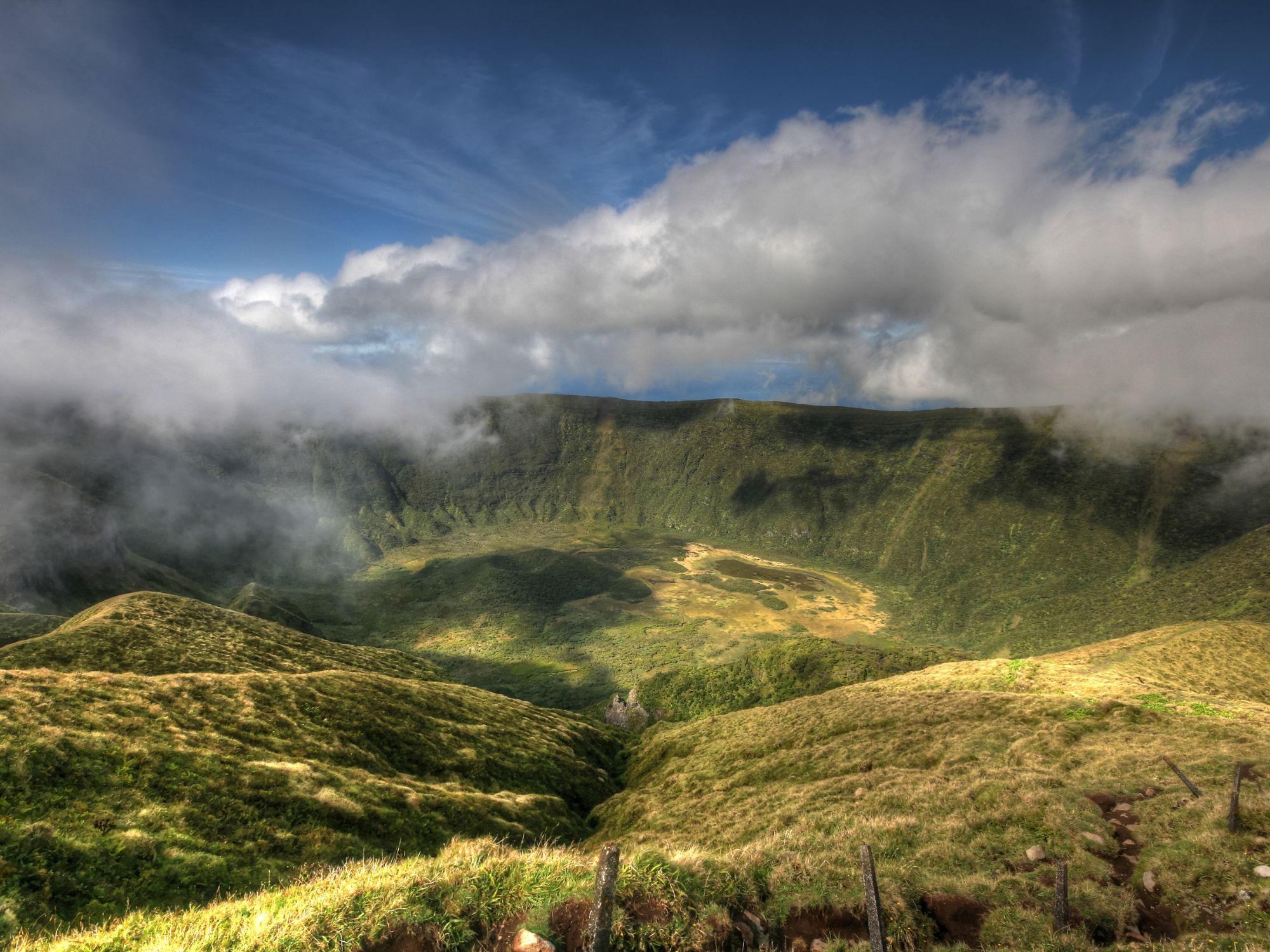 Caldeira do Faial som vi nyder udsigten over på Faial. Foto Viktors Farmor