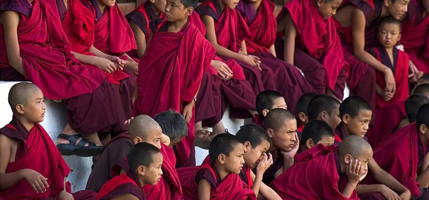 Klosterkulturen lever i bedste velgående i Bhutan. Foto Viktors Farmor