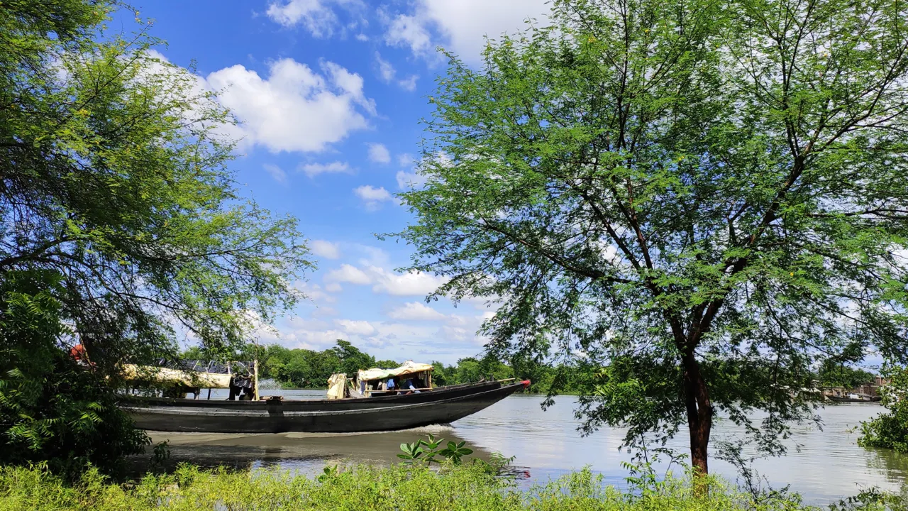 Hvis vi er heldige, ser vi måske en bengalsk kongetiger, men ellers er der gode muligheder for at se aber og hjorte langs Sundarbuan. Foto Viktors Farmor