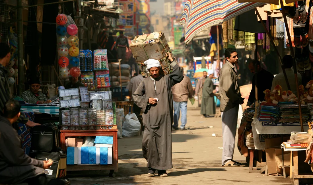 Bazaren Khan el-Khalili har været centrum for handel i Kairo siden 1300-tallet. Foto af Anders Stoustrup