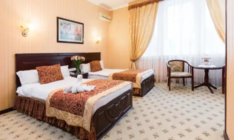 Bekvemt og centralt beliggende hotel med alle moderne faciliteter. Foto Viktors Farmor