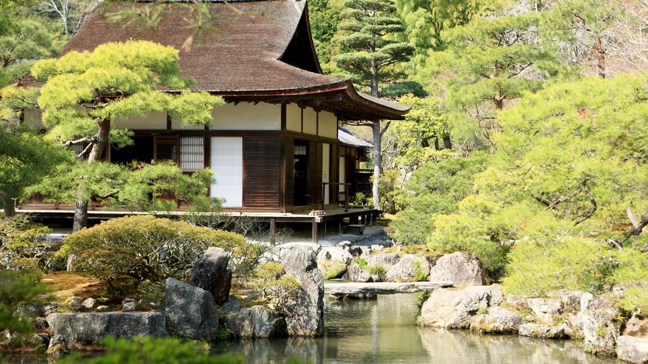 Thehus i haven ved Ginkyku-ji. Foto Anders Stoustrup