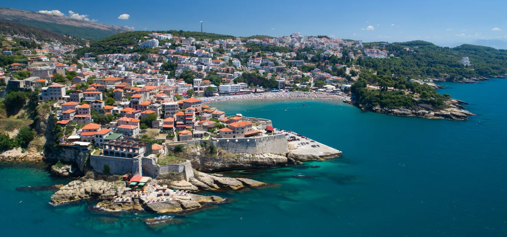 Ulcinj er en af de ældste byer på Adriaterhavskysten.