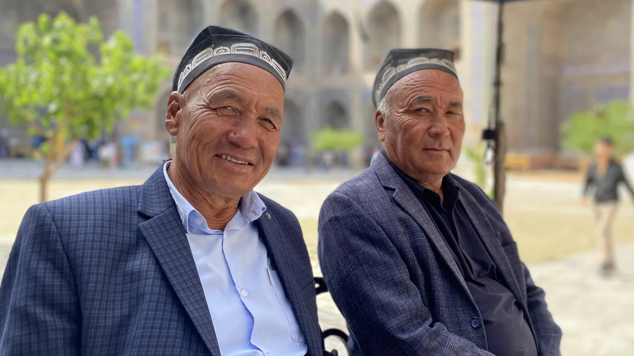Uzbekerne er venlige og imødekommende. Foto Michael Høeg Andersen