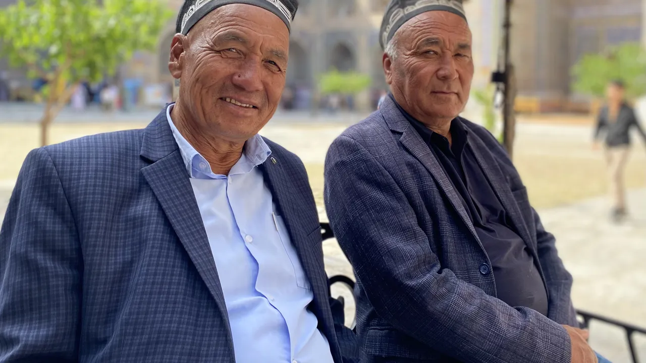 Uzbekerne er venlige og imødekommende. Foto Michael Høeg Andersen