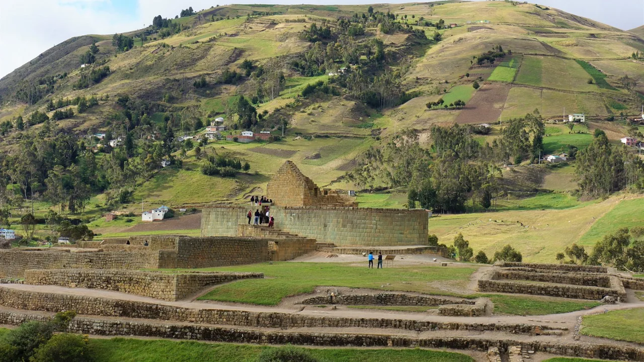 Ingapirca blev anlagt i midten af det 15. århundrede og spillede en vigtig rolle i Inkarigets nordlige ekspansion. Foto Viktors Farmor
