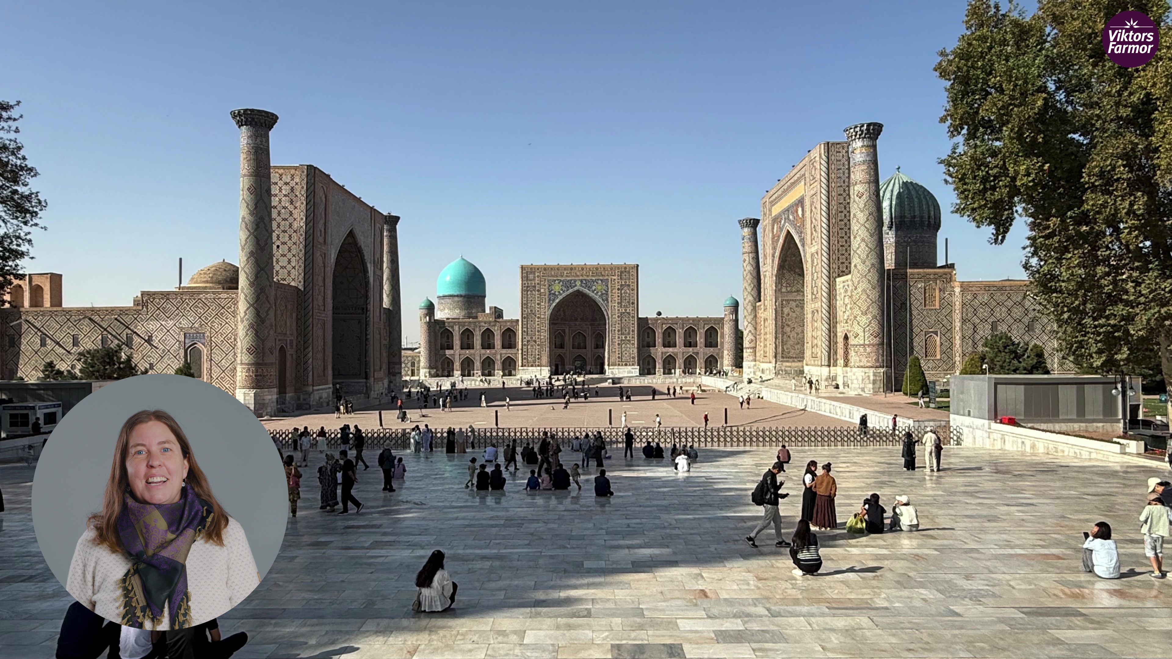 Anne Marie Boye fortæller om Centralasien i et webinar