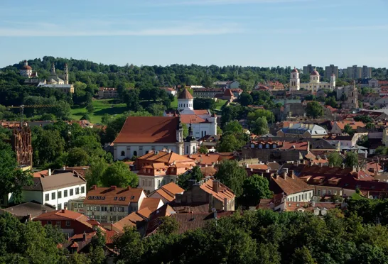 Den gamle bydel i Vilnius er på UNESCOs Verdensarvsliste. Foto Jacqueline Macou