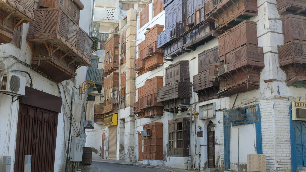 Jeddahs gamle bydel er fantastisk at udforske til fods. Foto Viktors Farmor