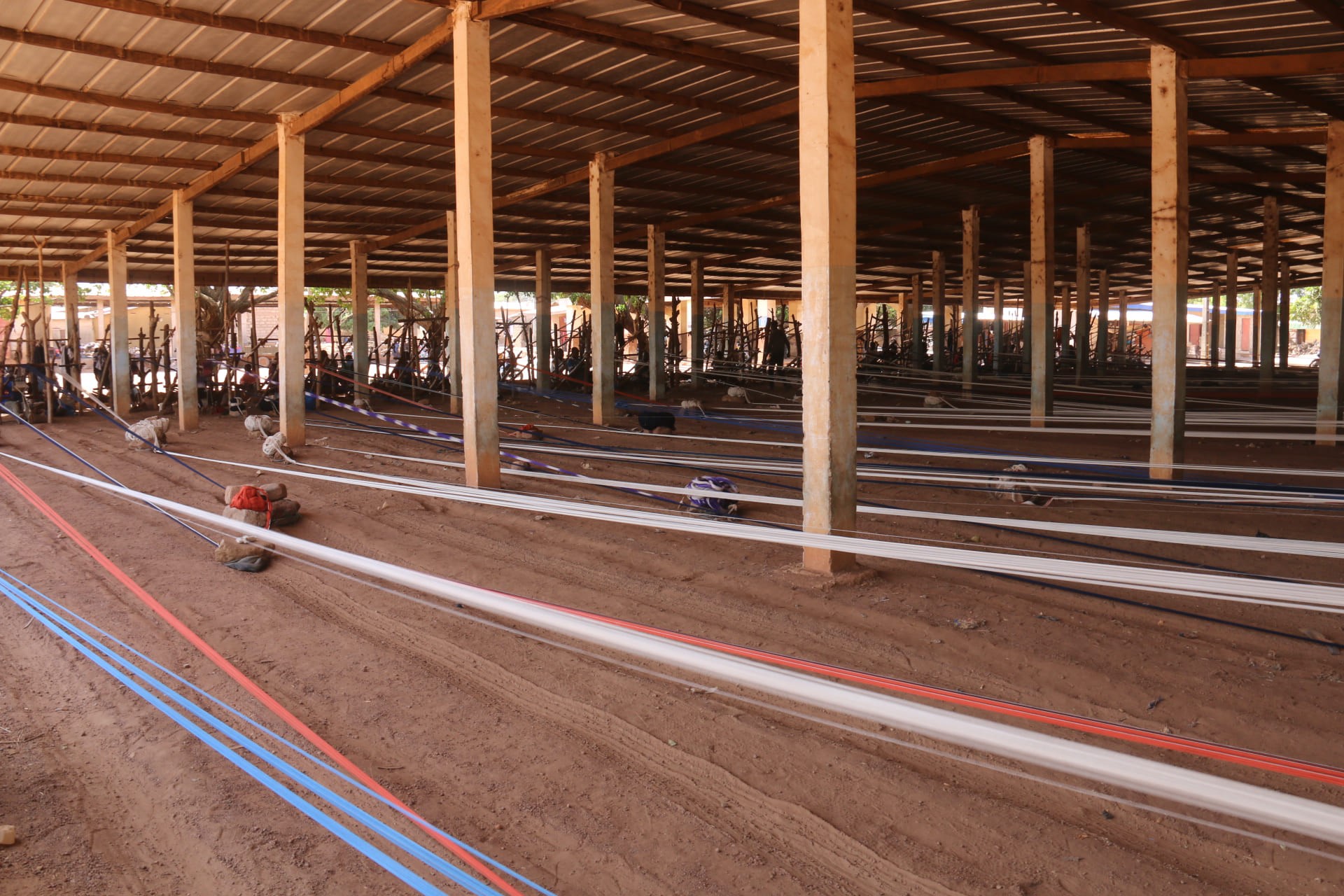 De imponerende væve i Korhogo. Foto Anja Schmidt