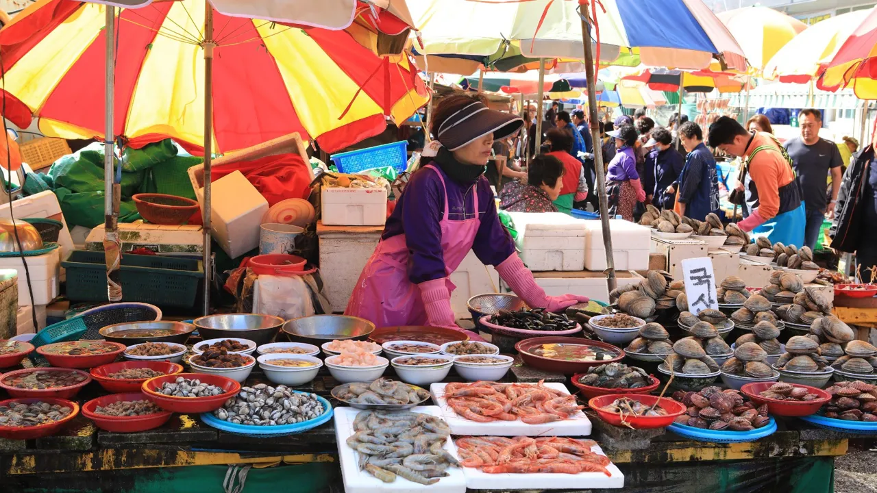 Fiskemarkedet i Busan. Foto Anders Stoustrup