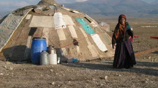 Kashgai nomaderne flytter rundt i det sydvestlige Iran. Foto Kirsten Gynther Holm