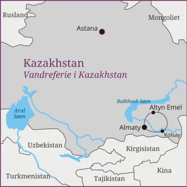 Kazakhstan - Almaty - Altyn Emel - Kolsay  