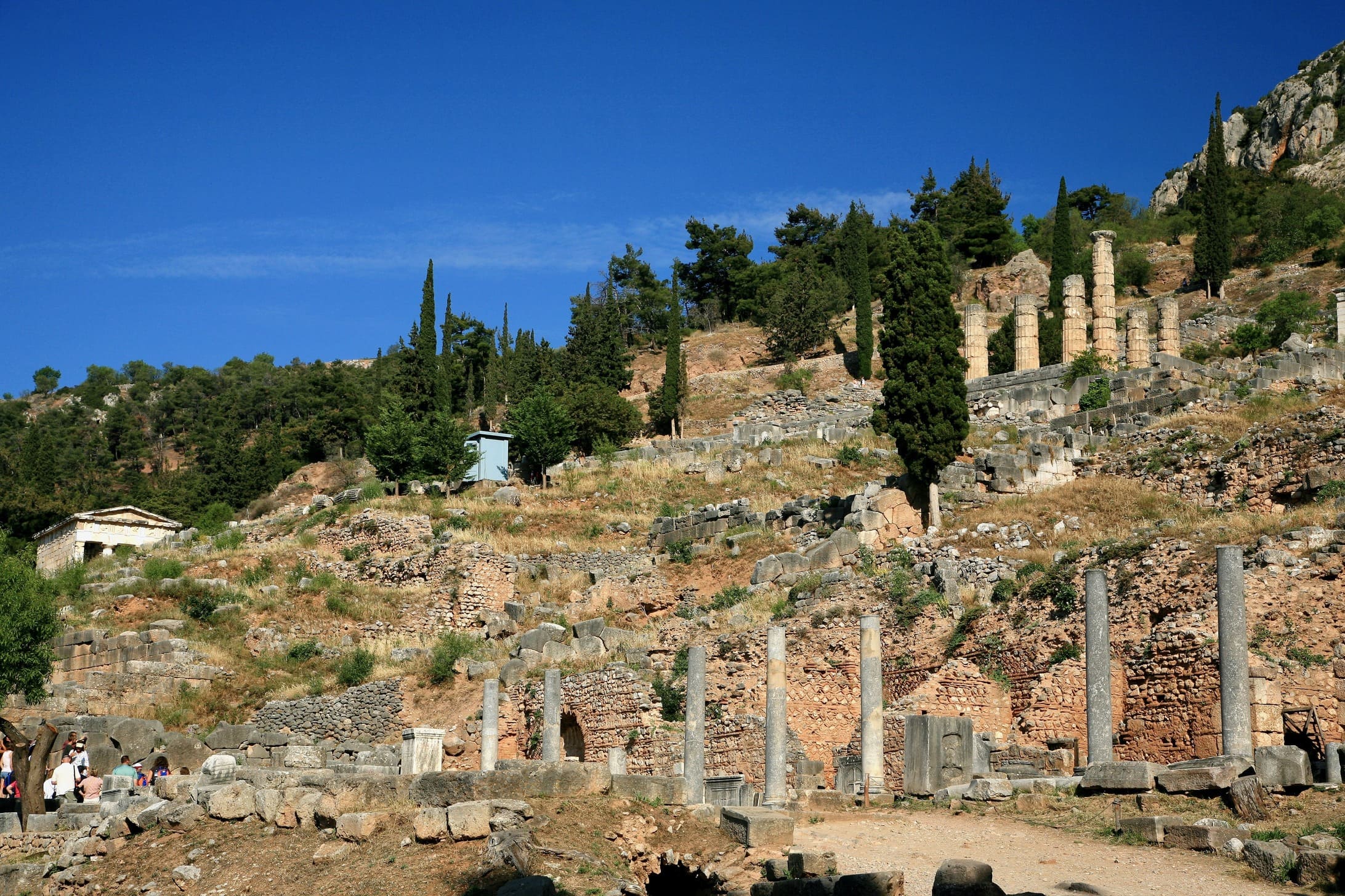 Processionsvejen op til oraklet i Delfi. Foto af Anders Stoustrup