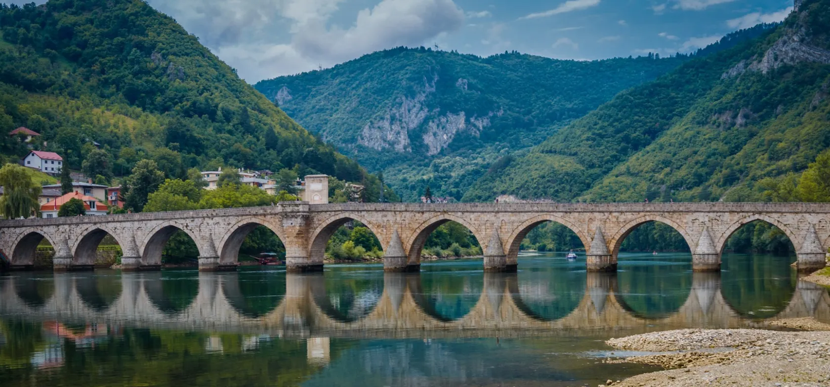 Broen over Drina, Bosnien.