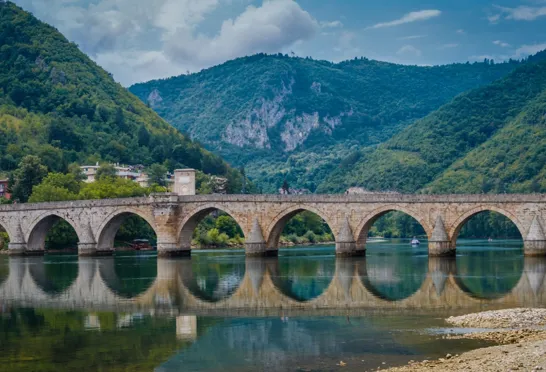 Broen over Drina, Bosnien.