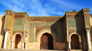 Bab Al Mansour er den mest berømte port i Marokko.