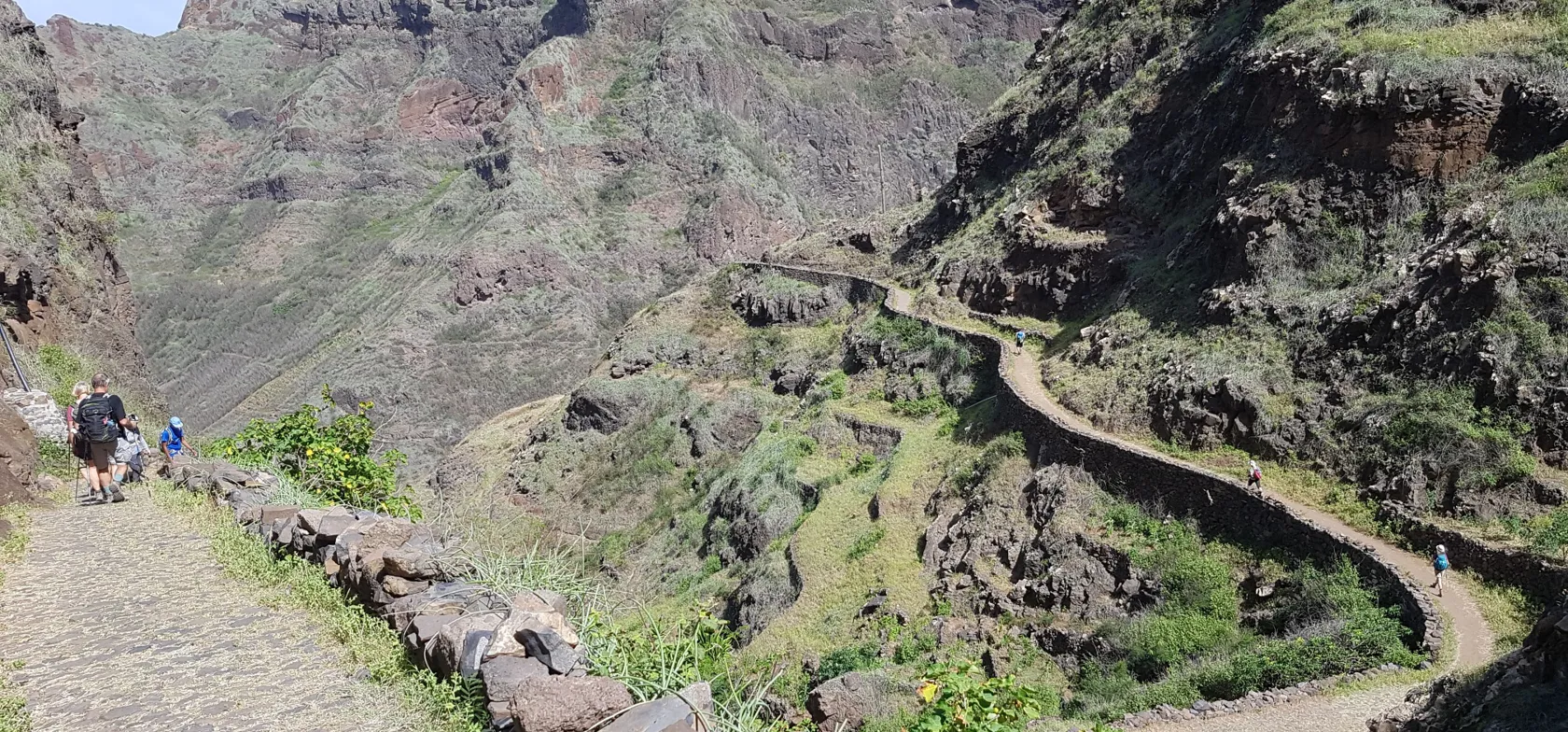 Øen Santo Antao byder på meget varierede vandringer. Foto Gudik Holm Plews
