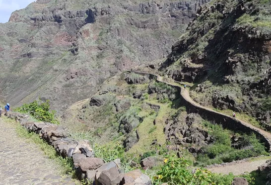 Øen Santo Antao byder på meget varierede vandringer. Foto Gudik Holm Plews